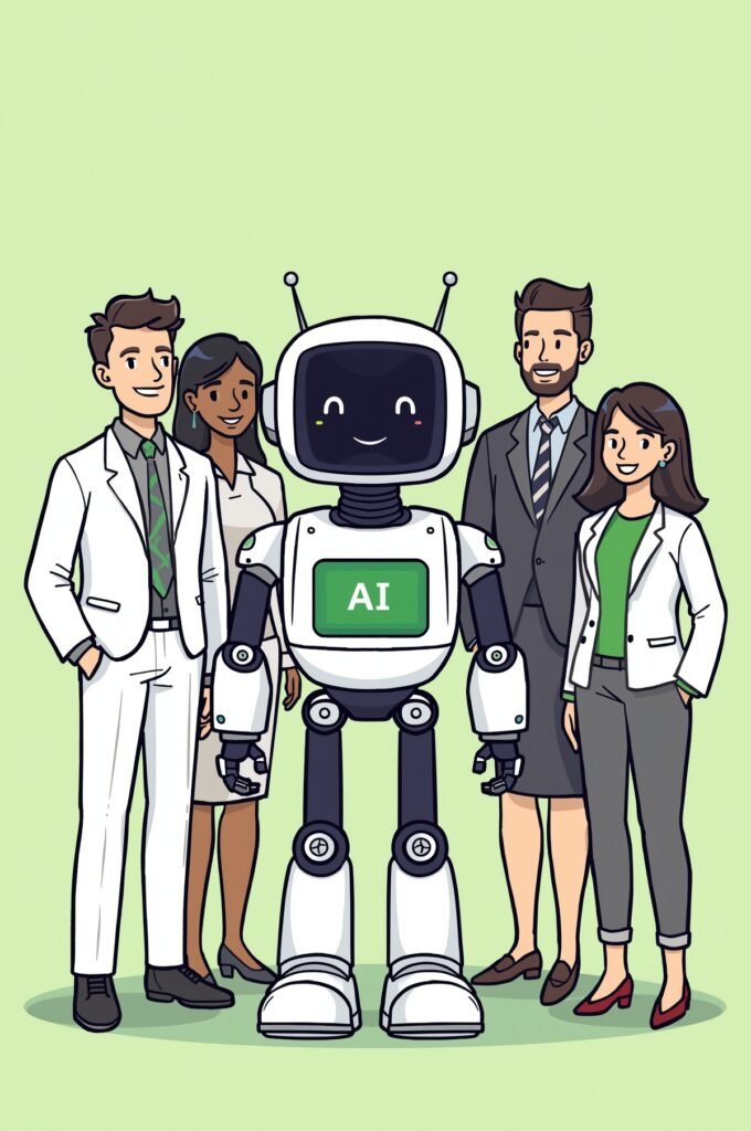 Home lucid origin a friendly cartoony illustration of a business te 0 (1)