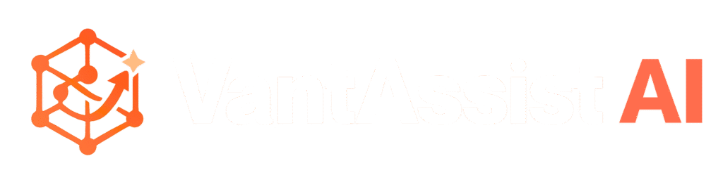 Home vantassist ai white logo